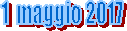 1  maggio 2017