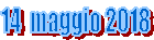 14  maggio 2018